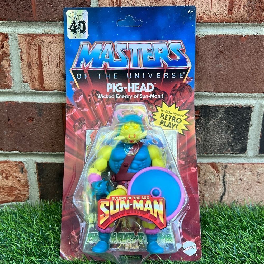 Masters of the Universe Origins PIG-HEAD Sun Man MOTU Wave 9 Figure